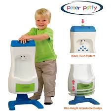 Peter Potty Flushable Toddler Urinal Walmart Com Toddler Urinal Kids Potty Potty