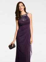 Robe longue style corsage à dentelle contrastée. Robes De Soiree Longues Haut De Gamme