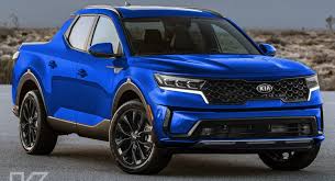 Model will for sure get a diesel variant. This Kia Sorento Pickup Render Based Off The Hyundai Santa Cruz Looks Great Carscoops