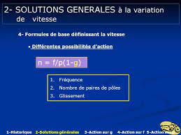 Considérons les courbes de couple et d'intensité en fonction du glissement absolu (écart de vitesse en tr/min par rapport g la vitesse de synchronisme). Variation De Vitesse Des Moteurs Asynchrones Ppt Video Online Telecharger