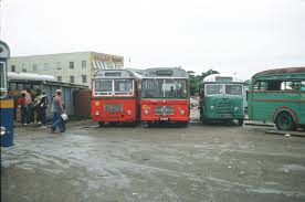 Fairchild Street Bus Stand in Barbados, 1977