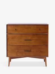 Mid century modern bedroom furniture. West Elm Mid Century 3 Drawer Chest Fsc Certified Eucalyptus