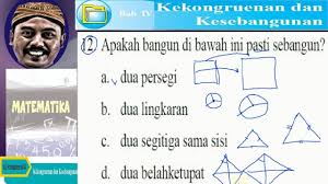 Bangun Yang Pasti Sebangun Kesebangunan Bse Matematika Kelas Ix K13 Uk 4 1 No 12 Youtube