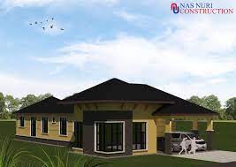 Lukisan 3d Rumah Banglo 1 Tingkat 2951 Kaki Persegi Design Rumah House Design Design