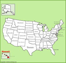 Hawaii Location Within The United States Colorado Map Utah Map Chicago Map