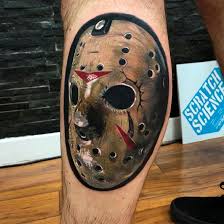 A simple hockey mask and some coveralls is all mr. Top 30 Jason Mask Tattoos New Jason Mask Tattoo Designs Ideas