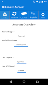 Cash app referral code apply this n1fyfr get $5 instantly and earn up to $50 free paypal cash. About Billionaire Fake Bank Account Pro Google Play Version Apptopia