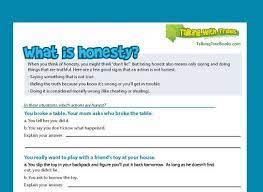 Choose a design that is as simple or as intricate as you like and create a stencil that you can use over and over again. Character Education Worksheets Talking With Trees Books Character Education Honesty Lesson Guidance Lessons