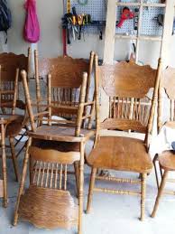 Re Stained And Painted White Oak Pedestal Table And Chairs In 2020 Oak Table And Chairs Dining Table Makeover Oak Dining Room Table
