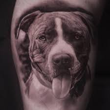 Black And Grey Dog Tattoo Ralf Nonnweiler Black And Grey Portrait Realistic Tattoo Dog Portrait Tattoo Dog Tattoos Dog Tattoo
