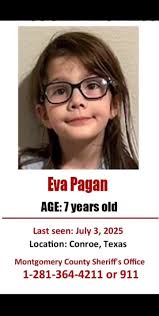 7-Year-Old Girl Missing in Texas