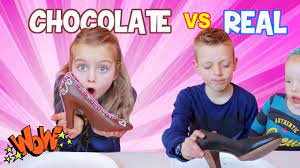 Een album voor de mooiste herinneringen aan klasgenoten en vrienden. Chocolate Vs Real Challenge Dezoetezusjes Youtube