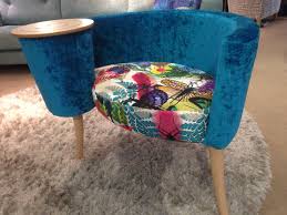 Our Popular Spiral Table Chair In Oak Wood And Ross Pastiche Slub Teal Sr18024 The Seat Is In Christian Lacroix S Caribe Chair Table And Chairs Oak Wood