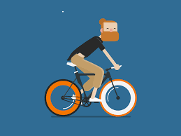 Happy Bicycle Day Cycling Art Character Design Bicycle