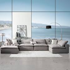 When You Sit On This Sectional Prepare To Be Surrounded In Comfort The Reserve Is Filled With Feathers W Modular Sectional Sofa Sofa Design Living Room Reveal