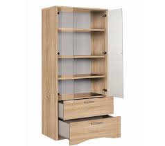 Vitrine 2 Portes Vitrees Palace Chene Sonoma 1j69326 Achat Meuble Porte Vitree Meuble Canape