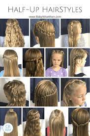 Finish the look with two flowers on each side to accentuate your eyes. Over 70 Beautiful And Easy Hairstyles For Girls Babywise Mom Hair Styles Girls Hairstyles Easy Half Up Hair