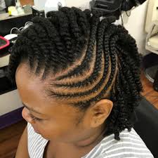 4c natural hair slick down 2 jumbo braids pigtail using braiding hair | short hair protective style products used: 35 Protective Hairstyles For Natural Hair Captured On Instagram