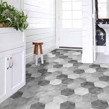 Funlife Waterproof Bathroom Floor Stickers Peel Stick Self Adhesive Floor Tiles Kit Self Adhesive Floor Tiles Adhesive Floor Tiles Waterproof Bathroom Flooring
