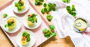 Qualità organolettiche e proprietà, modi e tempi per la. Cestini Di Patate Lesse Ripieni Con Insalata Di Tonno Tonno Nostromo