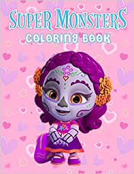 The monsters of the city must scare the children to generate the city's power. Amazon Com Super Monsters Coloring Book 50 Giant Great Pages With Premium Quality Images Relaxing Coloring Book With Adorable Monsters Helps Ease Fatigue Stress Reduce Stress For Fans Of All Ages 9798727628584 Gentile