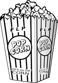 Vector Clip Art Online Royalty Free Public Domain Coloring Pages Colored Popcorn Coloring Sheets