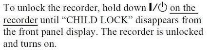 Philips dvp721vr dvd player & vídeo reproductor/grabador no remoto 0432. Solved Cant Unlock Child Lock On Dvd Player Fixya