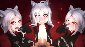 Helltaker Cerberus Big Tits - Hentai Compilation