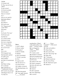Here you can find easy crossword puzzles for children and students in elementary and middle school. Easy Crossword Puzzles Printable Daily Template
