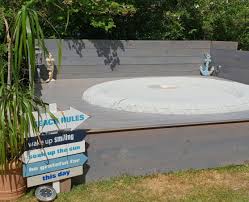 Durch die holzumrandung wird ihr softub zum absoluten blickfang in garten und auf ihrer terrasse! Whirlpool Umrandung Diy Whirlpool Garten Whirlpool Dachgarten