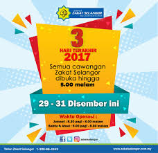 Zakat Selangor Lanjutkan Waktu Perkhidmatan 27 Cawangan Lembaga Zakat Selangor
