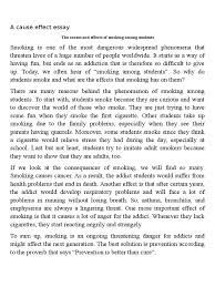 Check spelling or type a new query. A Cause Effect Essay