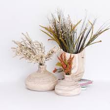 Small Paulownia Wooden Vase Holistic Habitat Wood Vase Wooden Vase Decor