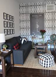 Plaid's stately patterns imbue a den or recreation room with warmth and sophistication. Decorating With Plaid Plaid Design Ideas Apartment Therapy