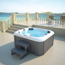 How do i clean a whirlpool bathtub? Outdoor Whirlpool For 4 Persons Spa Black With 20 Massage Jets Heating Ozone Supply24