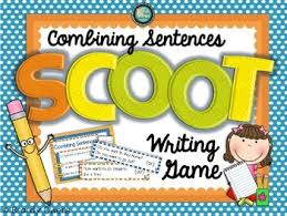 Combining Sentences Scoot Writing Game Combining Sentences Writing Games Elementary Writing