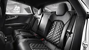 This Is The Back Seat Of The Audi Rs 7 Diamond Quilting And Rear Buckets Mean It Might Be Tempting To Ride Instead Of Drive What A Audi Bmw 6 Series Audi Rs