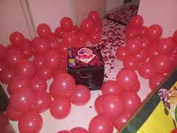 Birthday Room Decoration Ideas At Home How To Decorate A Room For Birthday Surprise Home Decoration For Birthday In 2020 Birthday Surprise For Wife Birthday Room Decorations Surprise Birthday Decorations