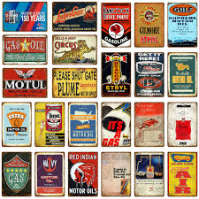 Jack and friends offer more than 10,000 vintage metal signs and vintage wall clocks for your home or office wall decorations. Good Gas Cheap Shop Plaque Motor Oil Gasoline Metal Tin Signs Vintage Garage Wall Poster Bar Pub Club Home Decoration Buy At The Price Of 3 89 In Aliexpress Com Imall Com