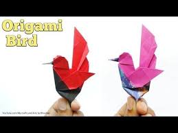 How To Make An Origami Bird Stay Home And Fold Origami In Lockdown Youtube In 2020 Origami Bird Origami Origami Animals