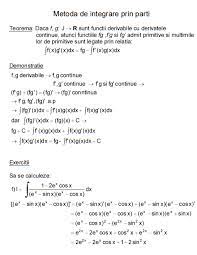 Sunt derivabile și au derivate continue pe. Integrare Prin PÄrÈi Math Wiki Fandom