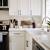 Modern White Kitchen Black Hardware