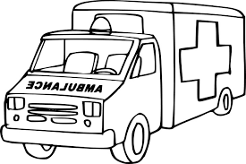 Dessin A Colorier Ambulance Transport 5 Coloriages A Imprimer Preschool Coloring Pages Cars Coloring Pages Ambulance