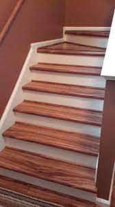 Cap A Tread Hawaiian Curly Koa Hawaiian King Koa 47 In L X 12 1 8 In W X 1 11 16 In T Laminate Right Return To Cover Stairs 1 In T 016171541 The Home Depot Diy Staircase Makeover
