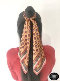Using a 1/4 inch seam allowance, stitch the scarf closed. Diy No Sew Hair Scrunchies Fashion Wanderer