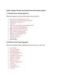 Dan silahkan anda copy dan share kepada orang lain. Contoh Soal Bahasa Inggris Materi Recommendation Jawabanku Id