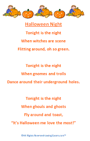 Halloween Poems Printable Halloween Poems For Kids Halloween Poems For Kids Halloween Poems Halloween Preschool