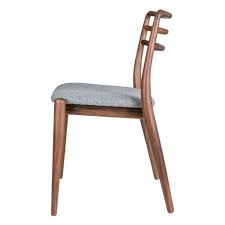 Tor Side Chair Walnut Grey Wool The Conran Shop Chair Design Wooden Patio Chair Cushions Painted Wooden Chairs