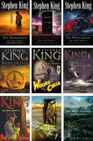 Stephen king's novel series comprised of eight books, incorporating themes from multiple genres, including dark fantasy, science fantasy, horror, and western. Pin On Literature
