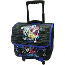 Cartable A Roulettes Monster High Bleu Cartable A Roulettes Auchan Iziva Com Cartable A Roulette Cartable Bleu